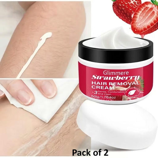 Strawberry Hair Removal Cream 50 gm (Pack of 2)