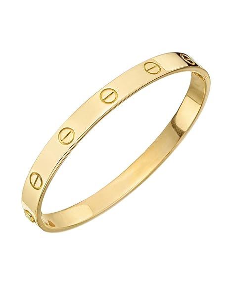 Elegant Screw Bangle Bracelet - Luxury Designer Style
